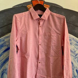 Paisley & Gray Pink/Salmon Dress Shirt Size L